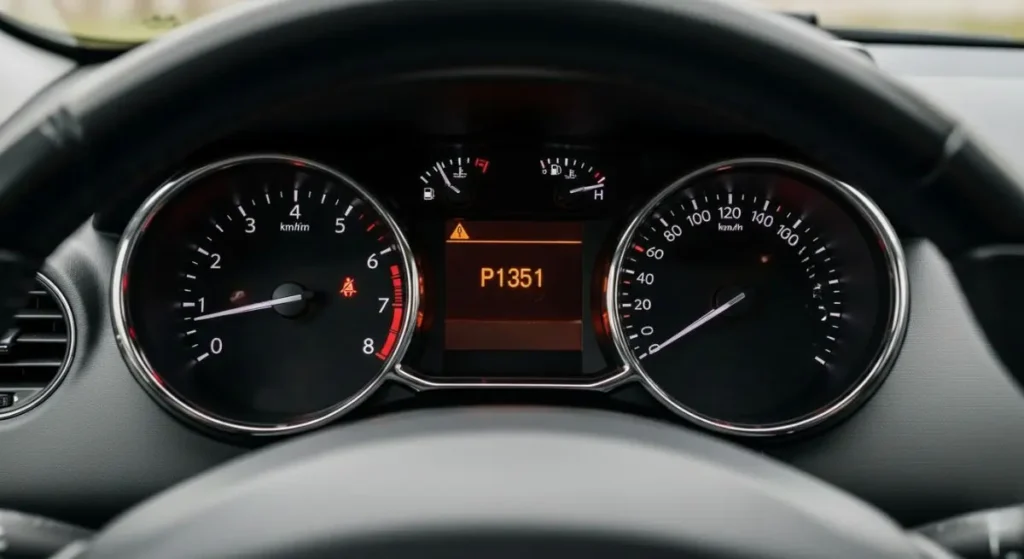 code P1351 peugeot 1.6 HDI