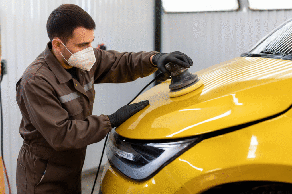 faut-il poncer la peinture avant de vernir carrosserie