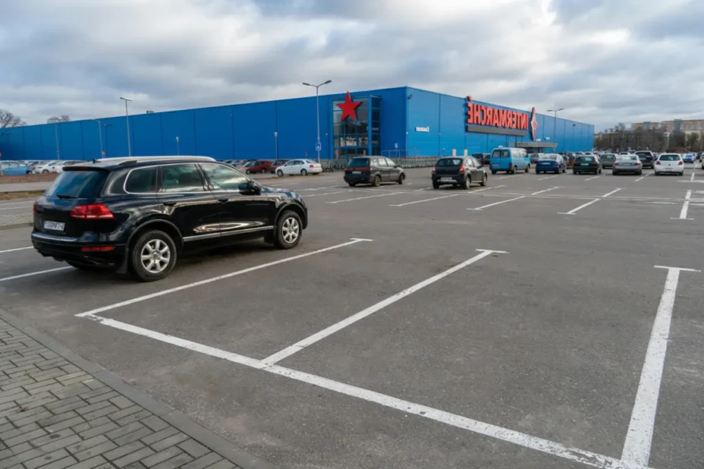 stationnement en bataille