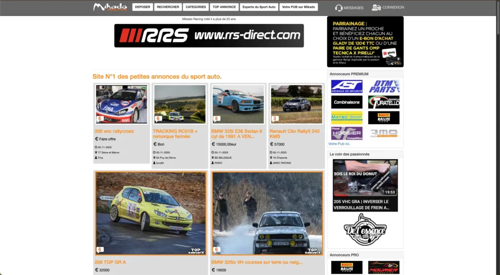Capture d’écran de Mikado racing