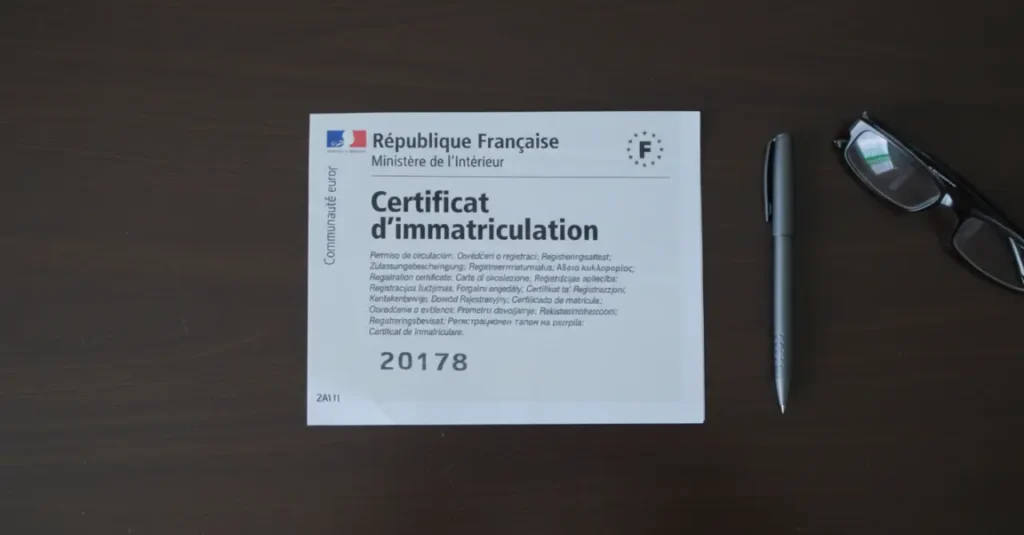 Écrasement de Carte Grise