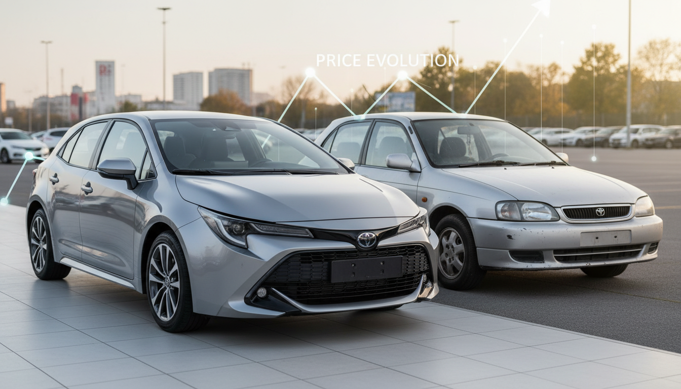 découvrez les prix de la toyota corolla neuve et d'occasion ainsi que l'évolution des tarifs au fil des années. comparez et trouvez la meilleure offre pour votre prochaine voiture.