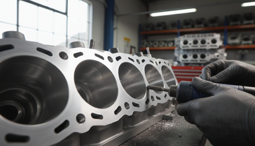 découvrez comment la préparation de culasse améliore l'optimisation des conduits pour un gain significatif de performance moteur.