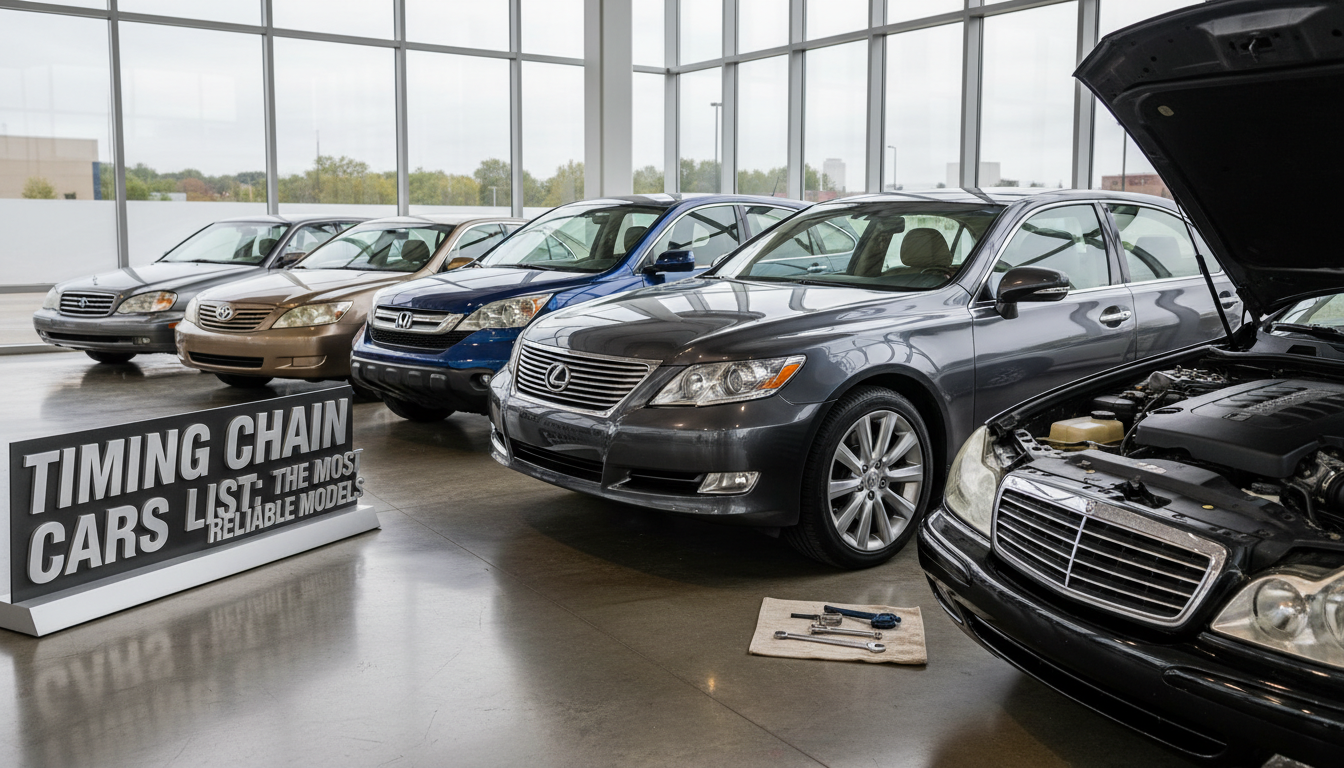 découvrez notre liste complète des voitures équipées d'une chaîne de distribution, avec un focus sur les modèles les plus fiables et durables du marché automobile français.