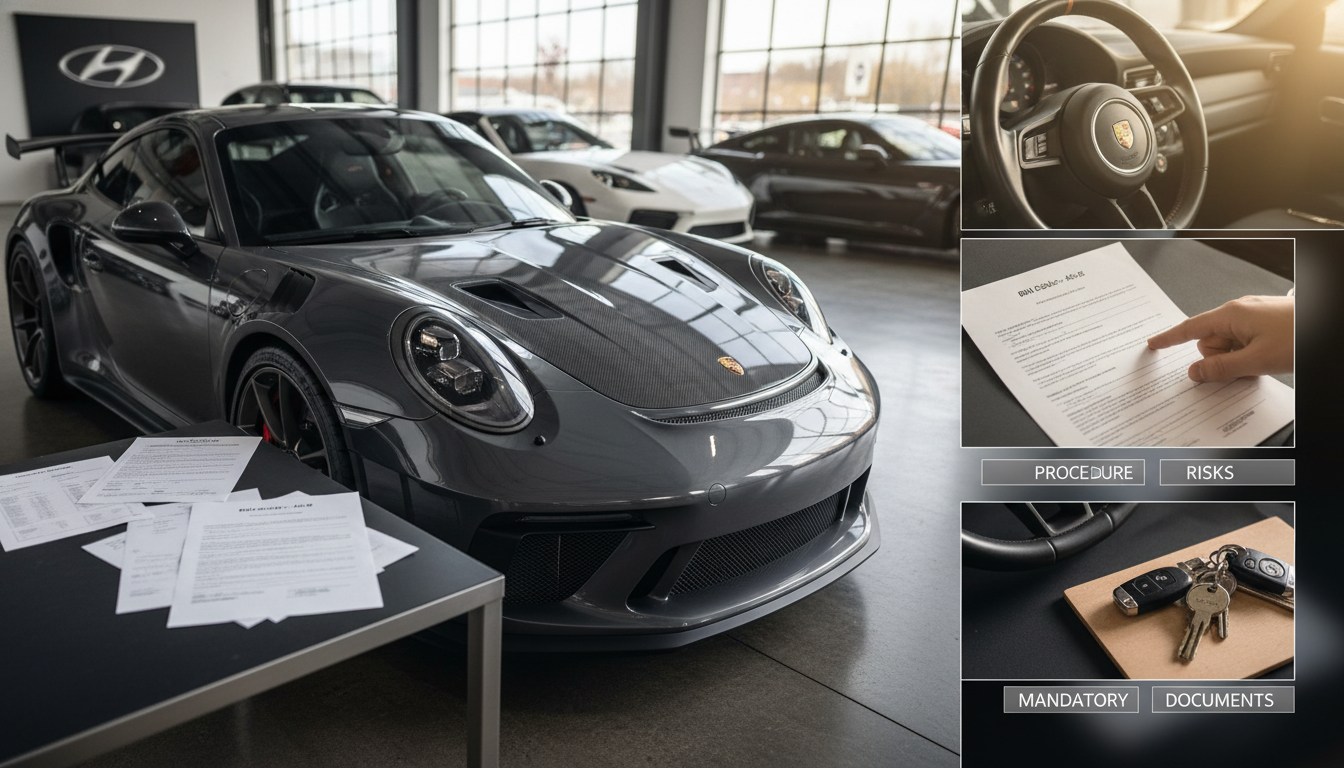 découvrez comment vendre une voiture en l'état en toute sécurité : procédure détaillée, risques à connaître et documents obligatoires pour une transaction conforme.