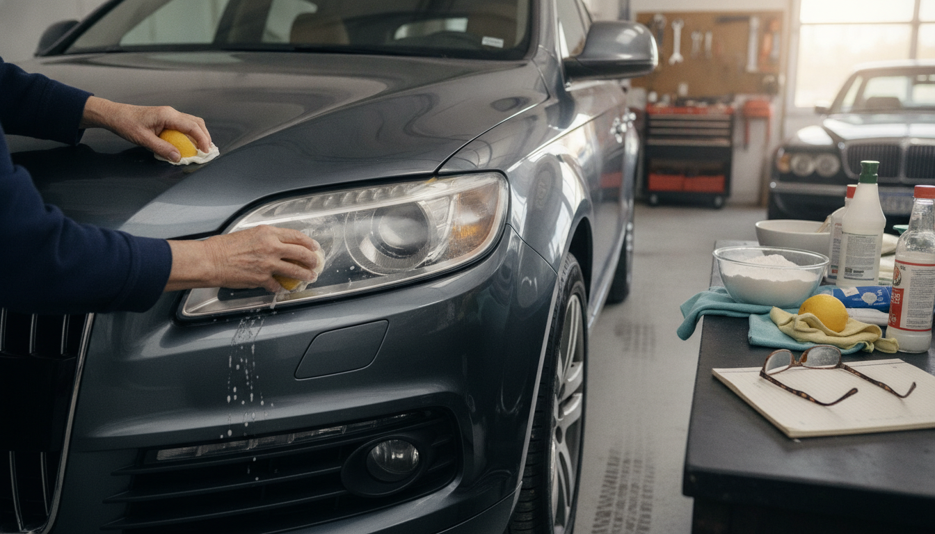 découvrez 3 astuces de grand-mère efficaces pour nettoyer les phares de votre voiture et améliorer leur luminosité facilement et à moindre coût.